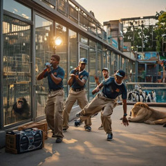 DIE HIPHOPPIGEN ZOOWÄRTER RUFEN DIE TIERE ZUM DIENST