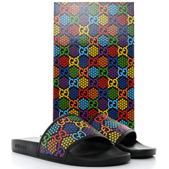 Acid Gucci Flip Flops