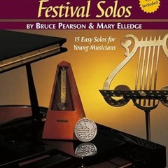 [VIEW] EBOOK 🎯 W28XB - Standard of Excellence - Festival Solos Book/CD - Tenor Saxop