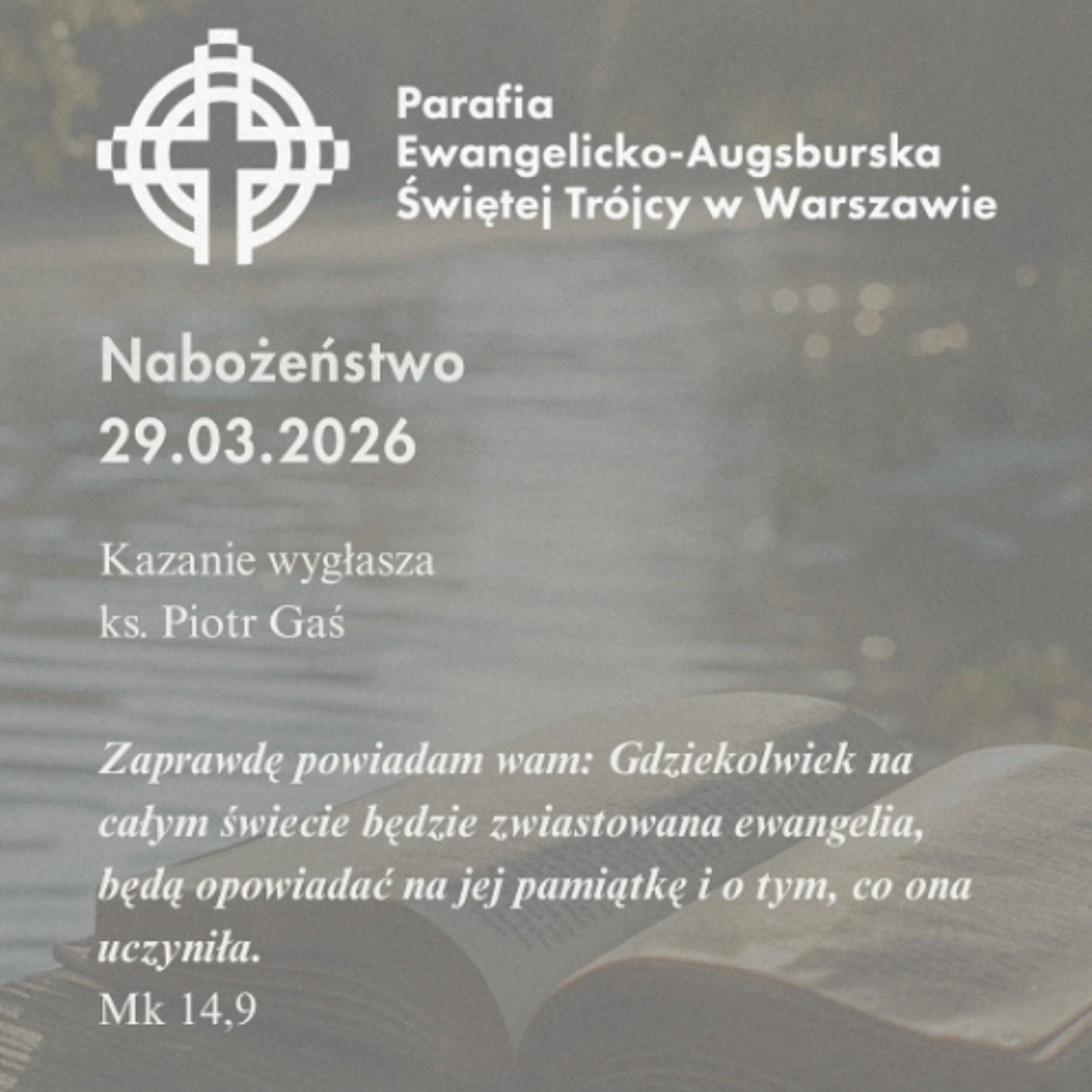 Niedziela ze Słowem, rozważanie z nabożeństwa 29 marca 2026 episode artwork
