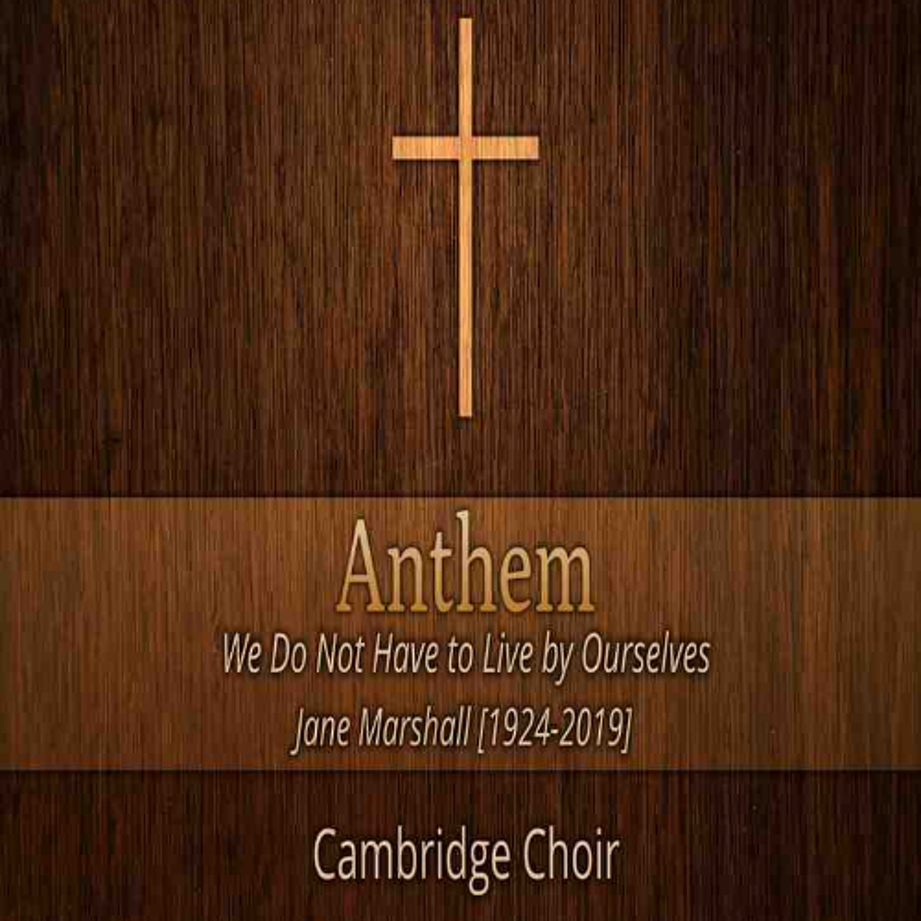 03.22.26 10am Anthem -  We Do Not Have to Live by Ourselves episode artwork