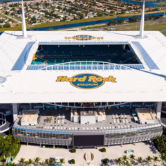Rock in the stadium