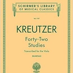 DOWNLOAD KINDLE 💖 42 Studies: Transcribed for Viola (Schirmer's Library of Musical C