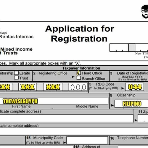 Stream certificate of registration bir form 2303 l from sarah listen