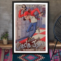 Circle Jerks March 30 2024 Revolution Live Fort Lauderdale FL Poster