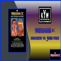 WrestleMania IV: Demolition vs. Strike Force
