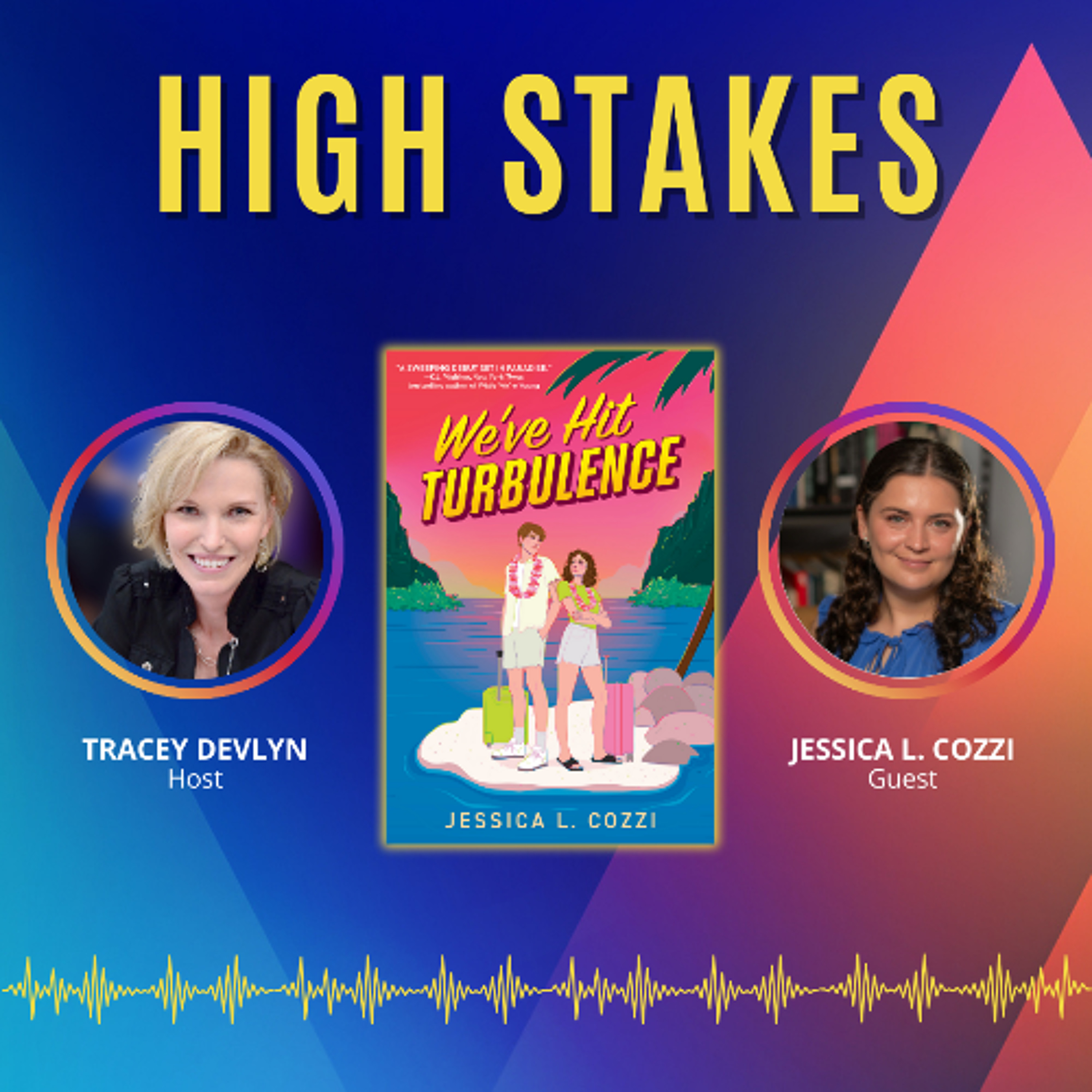 Jessica L. Cozzi on WE’VE HIT TURBULENCE & Living the Dream episode artwork