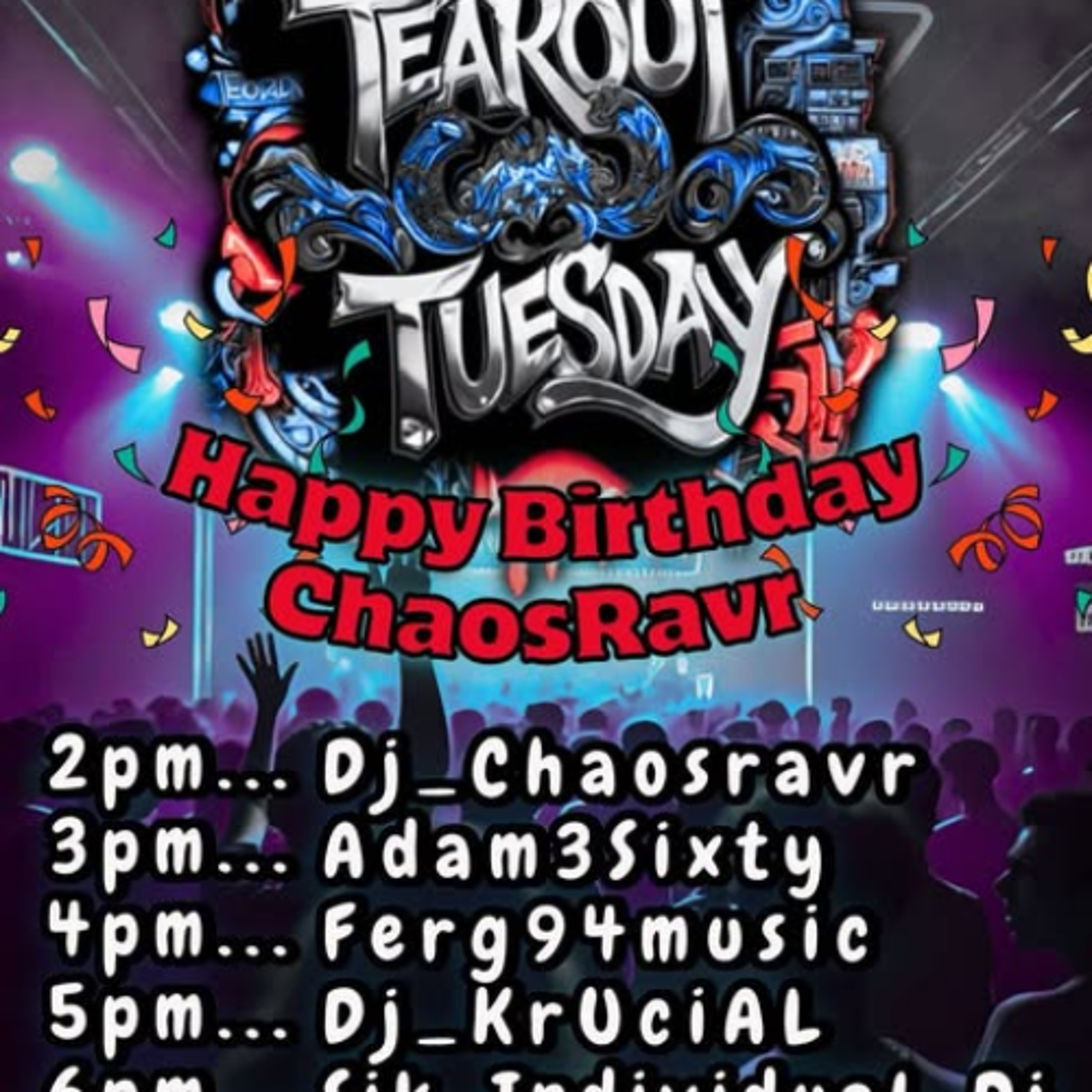Tearout Tuesdays 10.06.25 - Birthday old Skool Hardcore Edition episode artwork