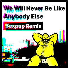 We Will Never Be Like Anybody Else (SEXPUP remix)