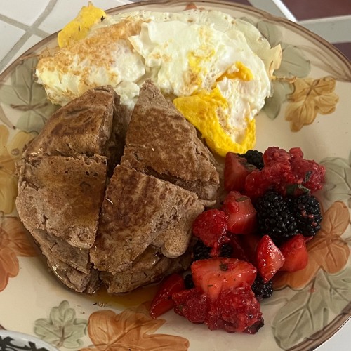 breakfast for dinner.