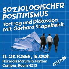 Soziologischer Positivismus - Vortrag mit Gerhard Stapelfeldt