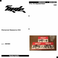 Personal Reasons 012 w/ BMSK