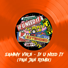 Sammy Virji - If U Need It (PAN JAN REMIX)