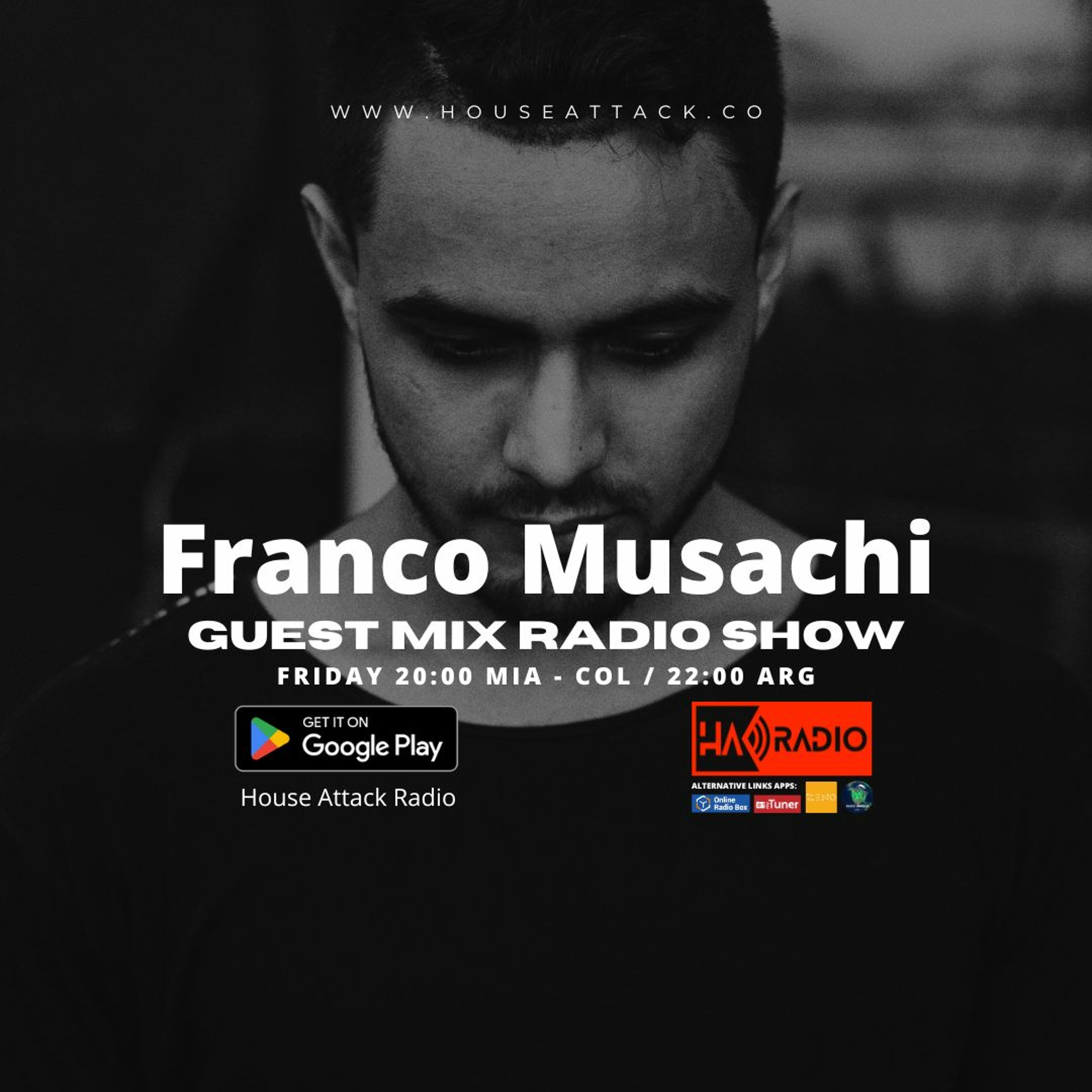 Guest Mix Radio Show 158th - Franco Musachi episode artwork
