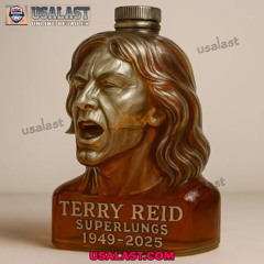 RIP Terry Reid 1949-2025 Whiskey Bottle