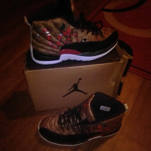 gucci jordans 12