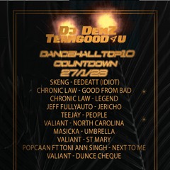 Dancehall Countdown Top 10 27/1/23  ft Valiant, Popcaan, Masicka...