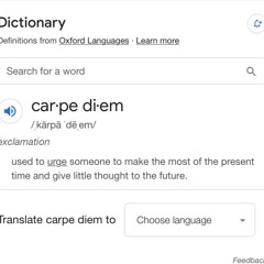 Carpe diem fr333style^ {p. lemzy}