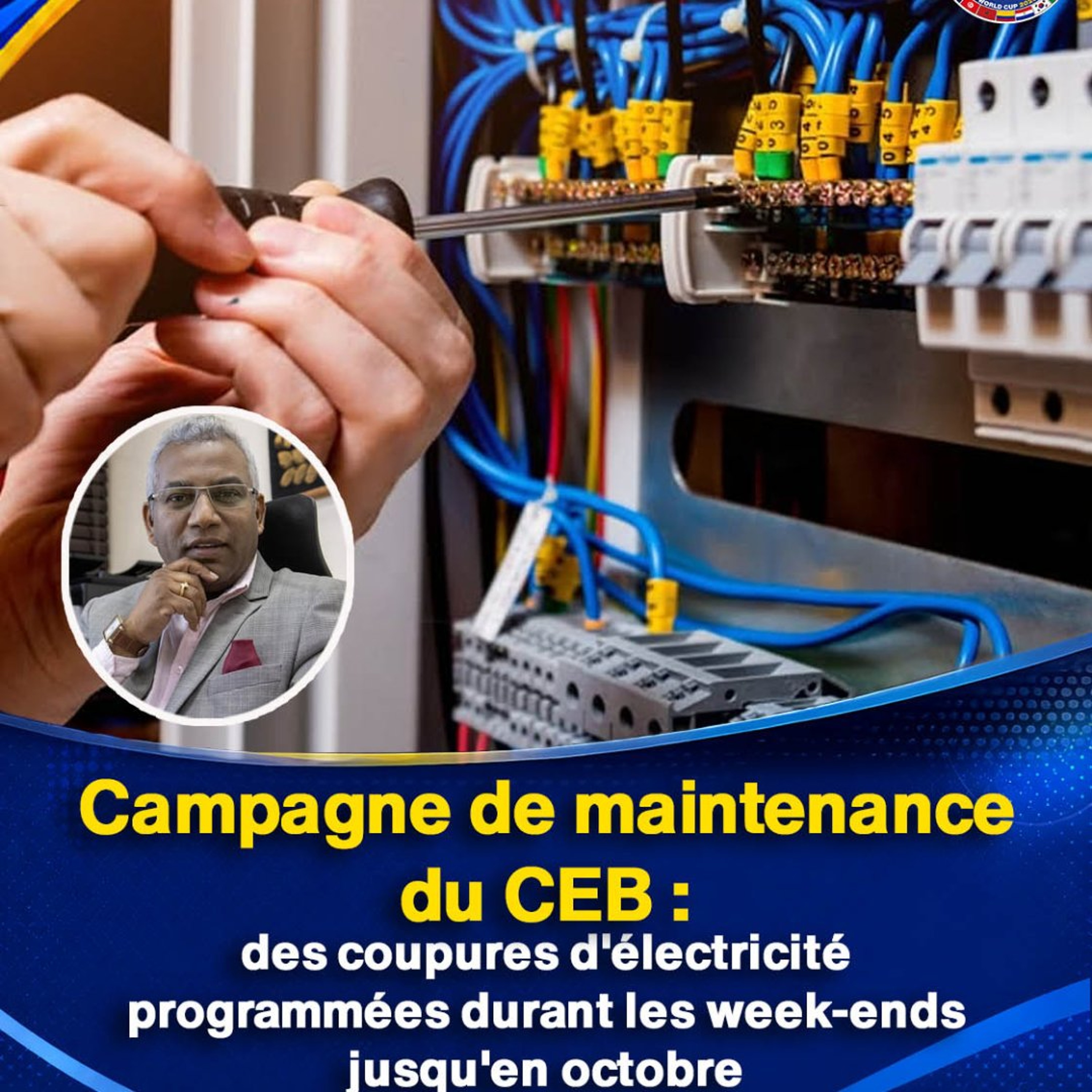 Campagne de maintenance du CEB : des coupures d'électricité programmées durant les week-ends jusqu'en octobre
