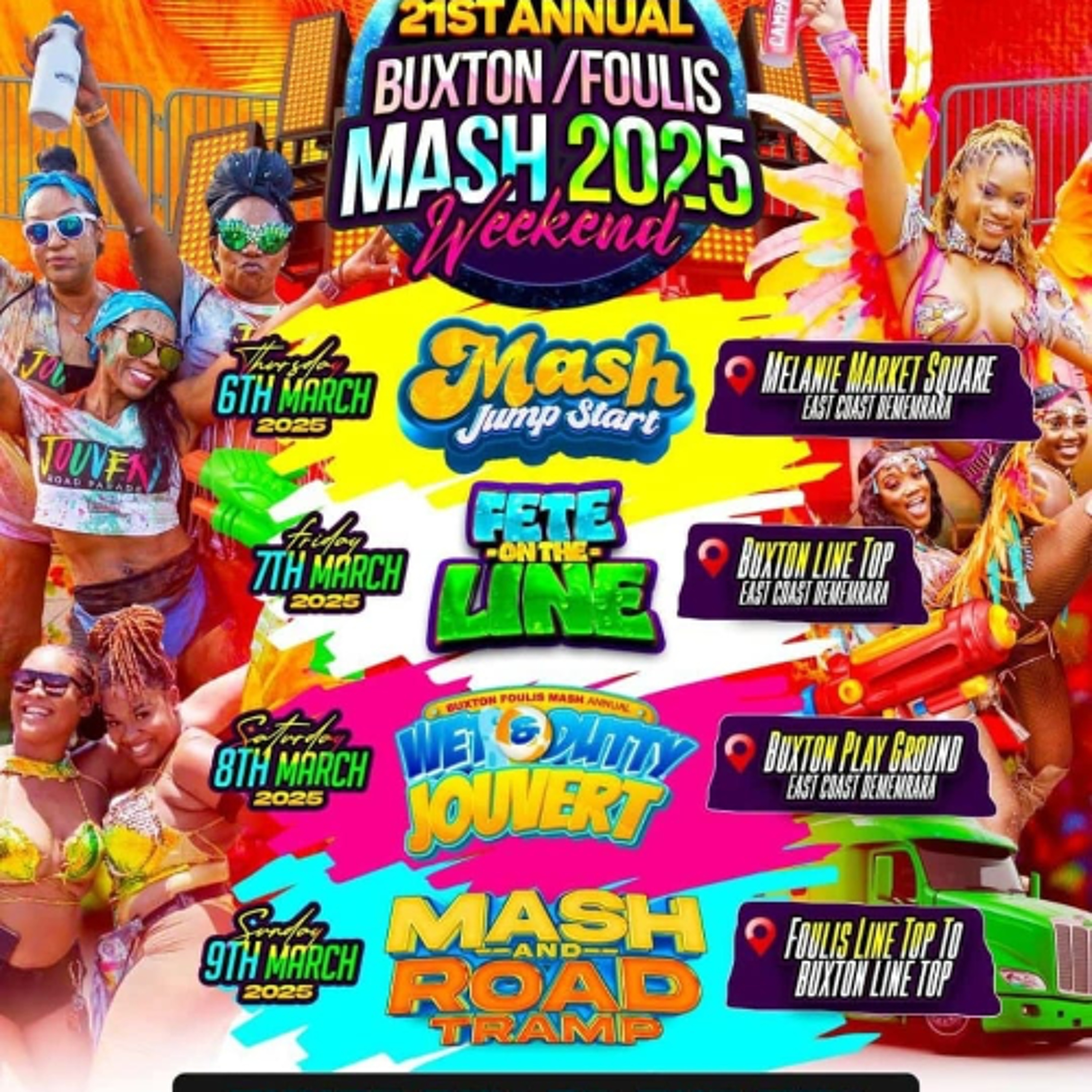 BUXTON FOULIS MASH WEEKEND 2025 PROMO UPDATE BY BIGPAPA & DJ SLATTA