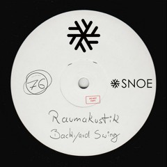 Premiere: Raumakustik - Backyard Swing (Raw Cut) [SNOE]