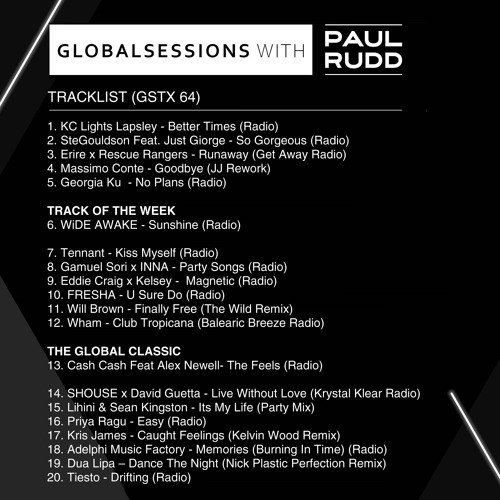 Stream Globalsessions with Paul Rudd GS064 by Paul Rudd Official | Listen  online for free on SoundCloud