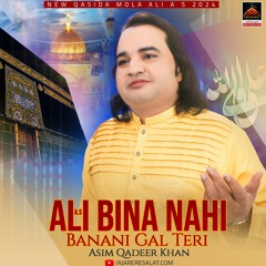 Ali Bina Nahi Banani Gal Teri | Asim Qadeer Khan | 2024 | New Qasida Mola Ali A.s