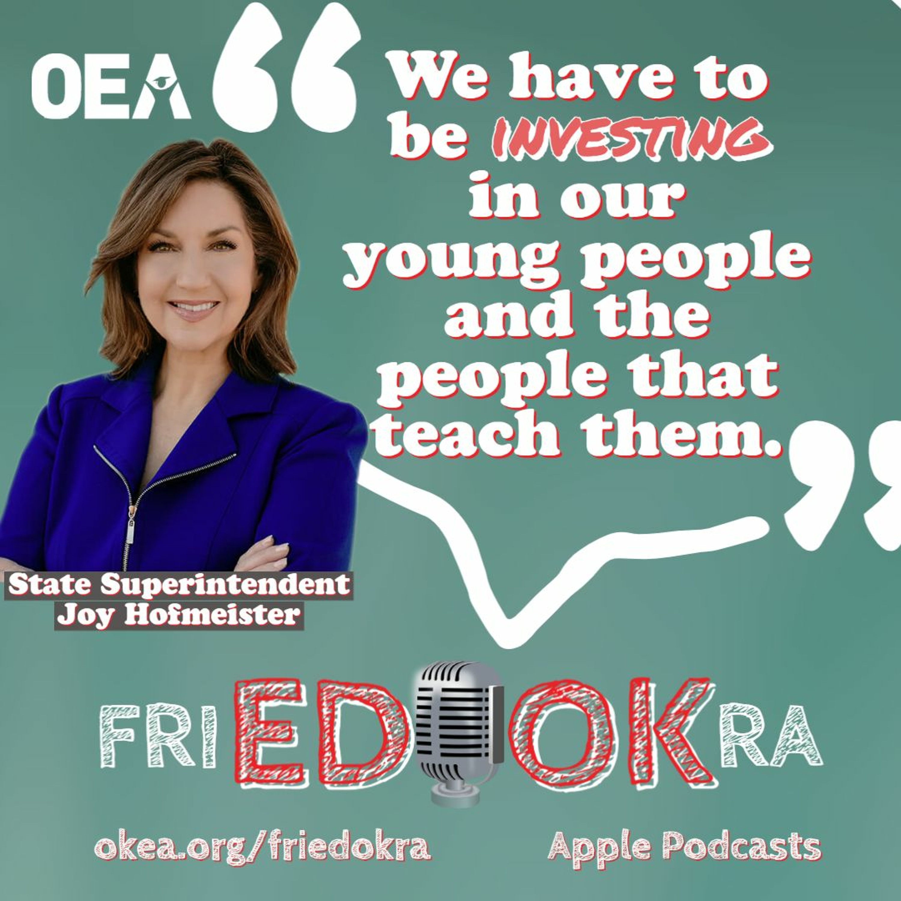 Episode 112 -- State Supt. Joy Hofmeister episode artwork