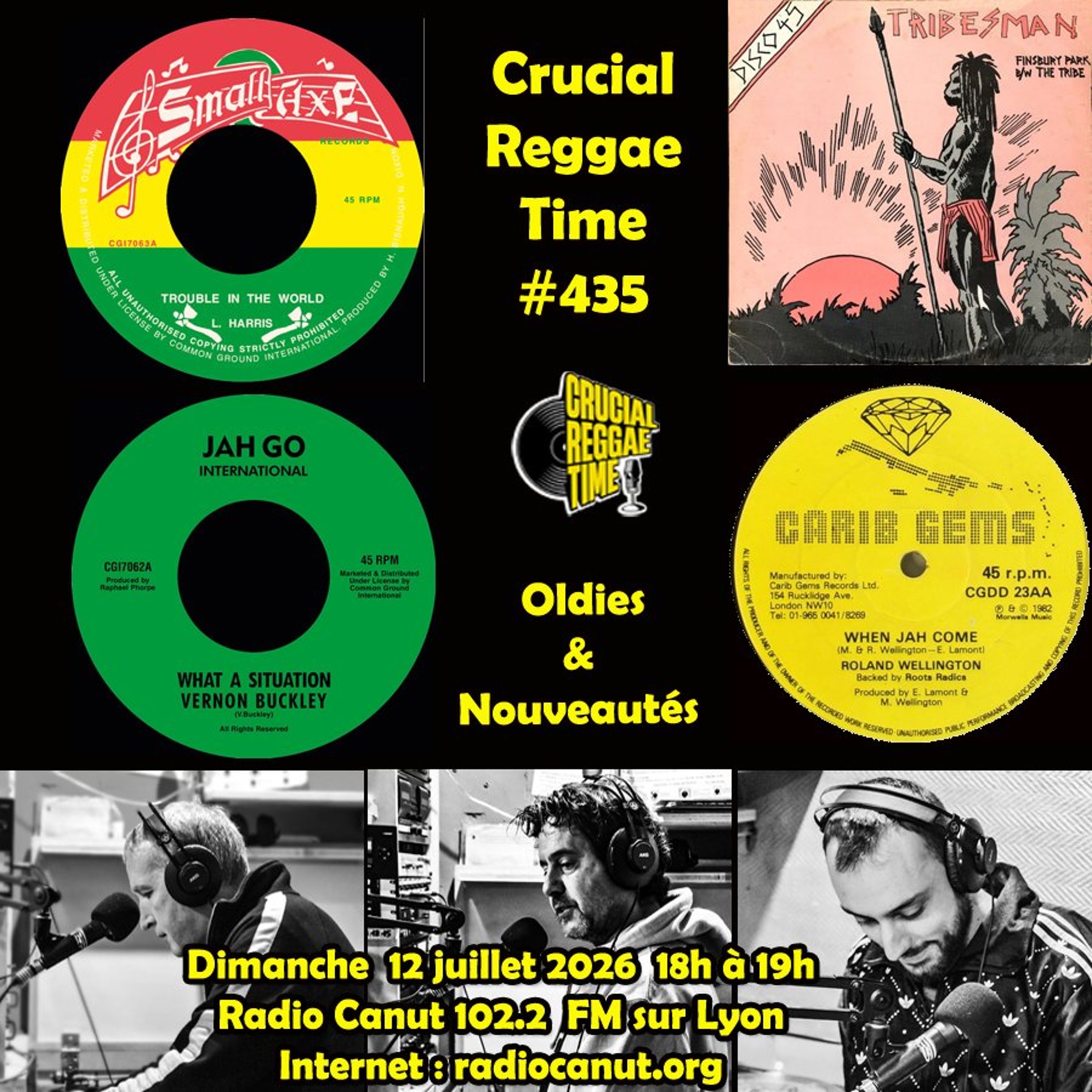 Crucial Reggae Time 435 Oldies & Nouveautés 1h 12072026
