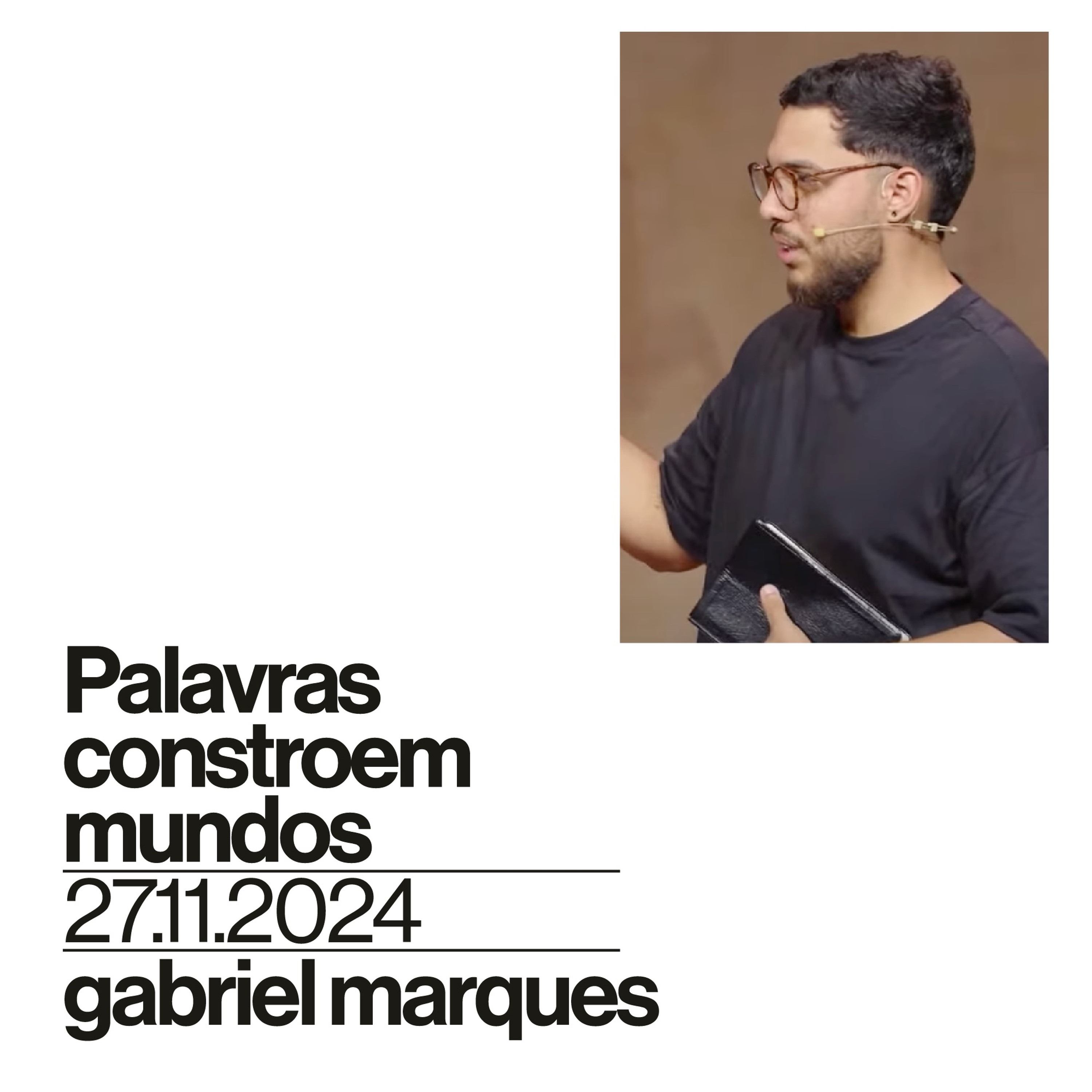 Palavras constróem muros | Igreja Por Amor | Gabriel Marques | 27 de Novembro de 2024 episode artwork