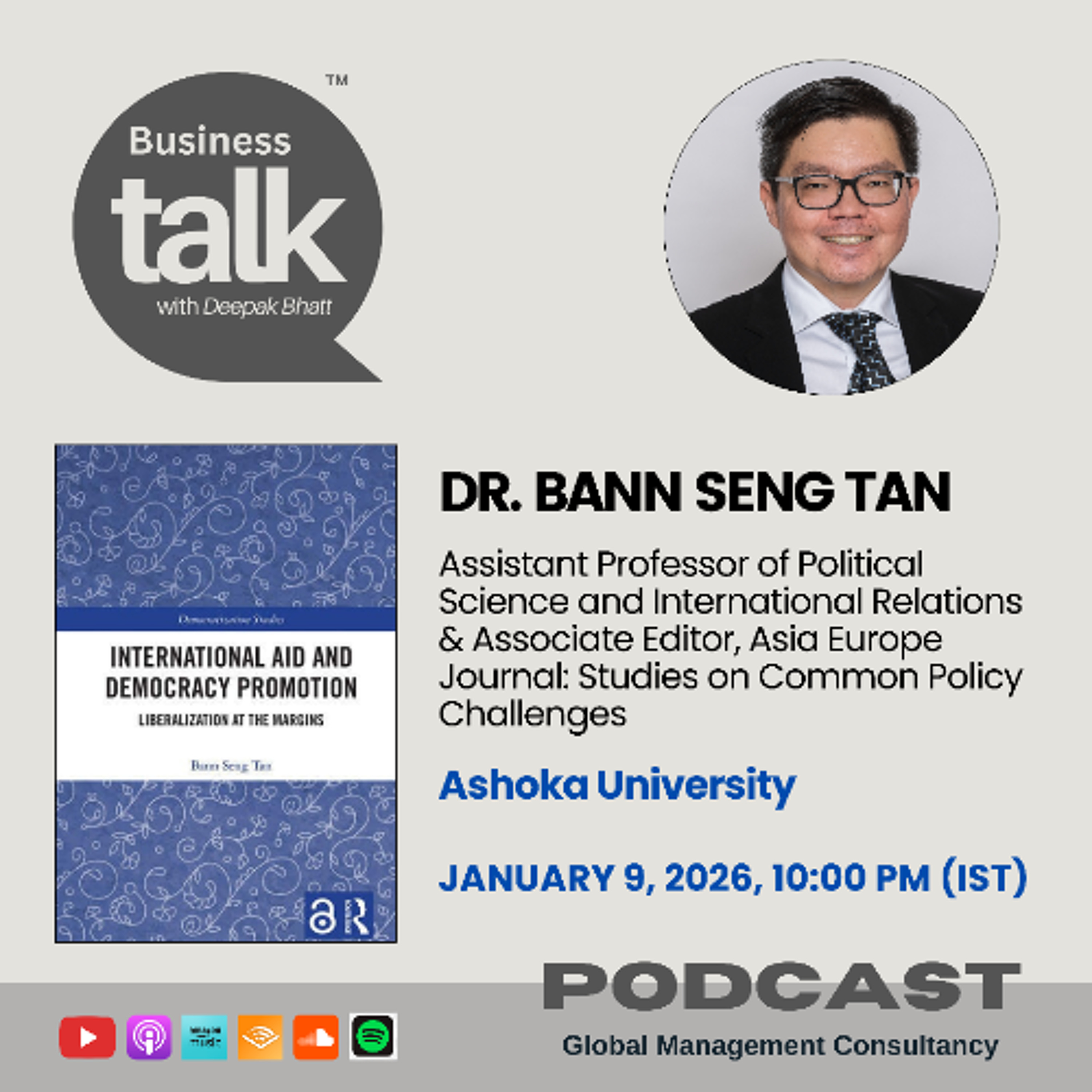 Can Foreign Aid Really Promote Democracy? Insights from Prof. Bann-Seng Tan episode artwork