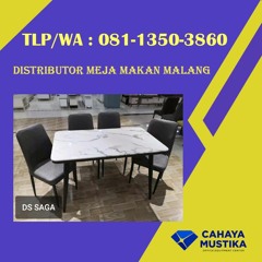 TELP/WA 0811-3503-860, Distributor Meja Makan Kaca 8 Kursi Malang
