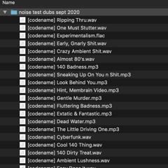 sept2020 unreleased dubs - mixed by various