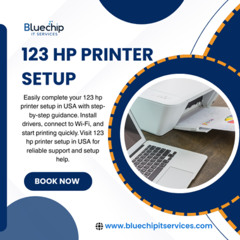 123 HP Printer Setup in USA