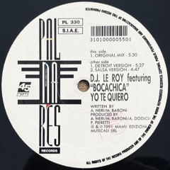 DJ Le Roy - Yo Te Quiero [1991]
