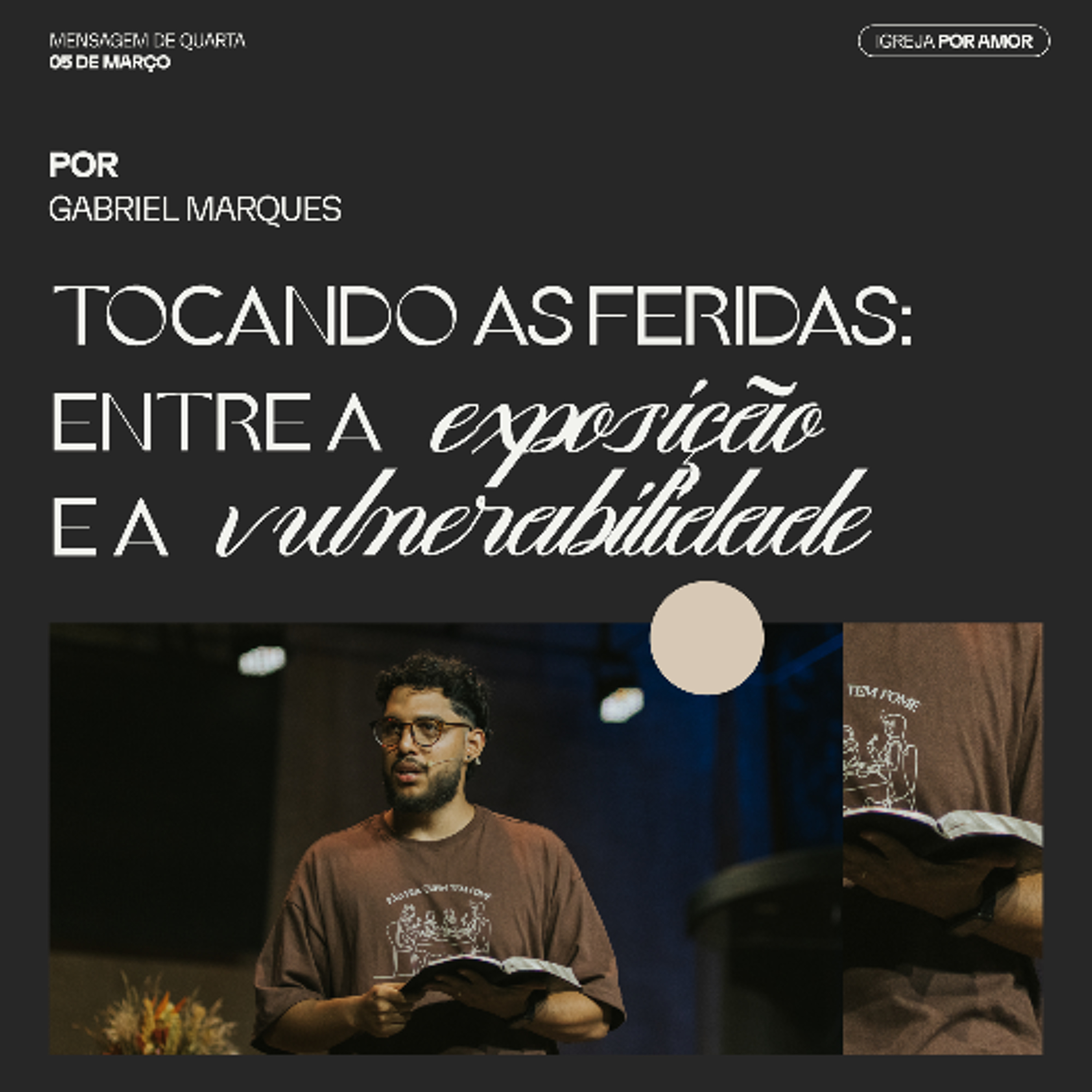 Tocando as feridas: entre a exposição e a vulnerabilidade | Gabriel Marques | 05.03.23 episode artwork