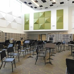 middle school band room