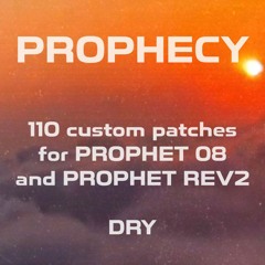 rophet 08 & Prophet REV2 Sound Bank DRY