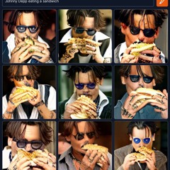 Song that plays when Johnny Depp eats a sandwich