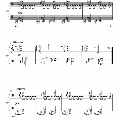 Pawel Strzelecki: 2. Prelude in C# "Raindrop" [12 Piano Preludes (2007)].