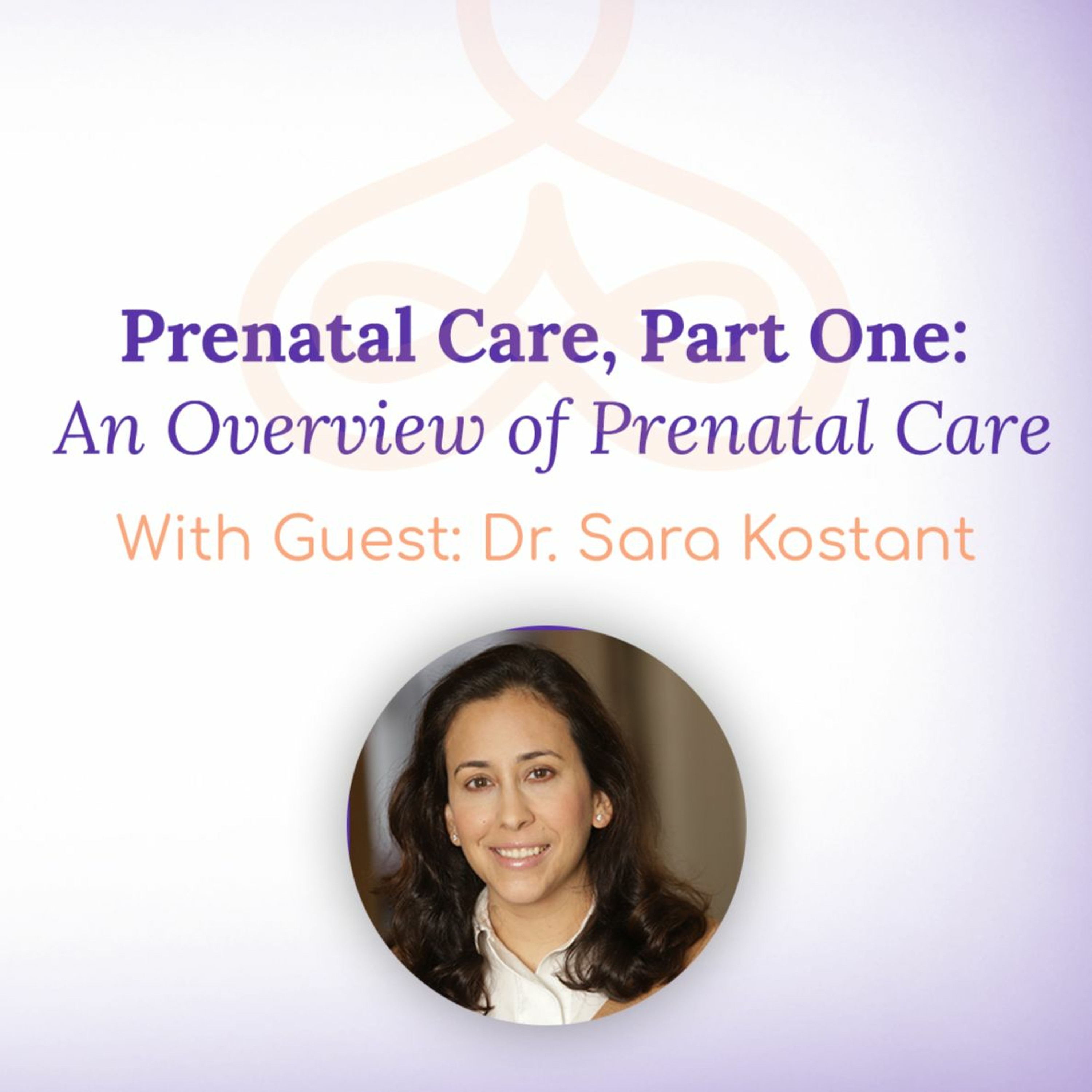 "Prenatal Care Part One: An Overview of Prenatal Care" - with Dr. Sara Kostant episode artwork
