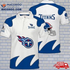 Tennessee Titans Polo Shirts White Gift For Fans