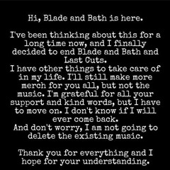 Blade and Bath - Farewell