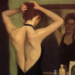 ‫رأيتُ مليحةً كالغُصنِ بانَت بثَوبٍ أسودٍ