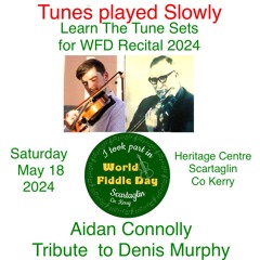 The 2024 Setlist Played Slowly - Learn the Sets for WFD Recital in Scartaglin