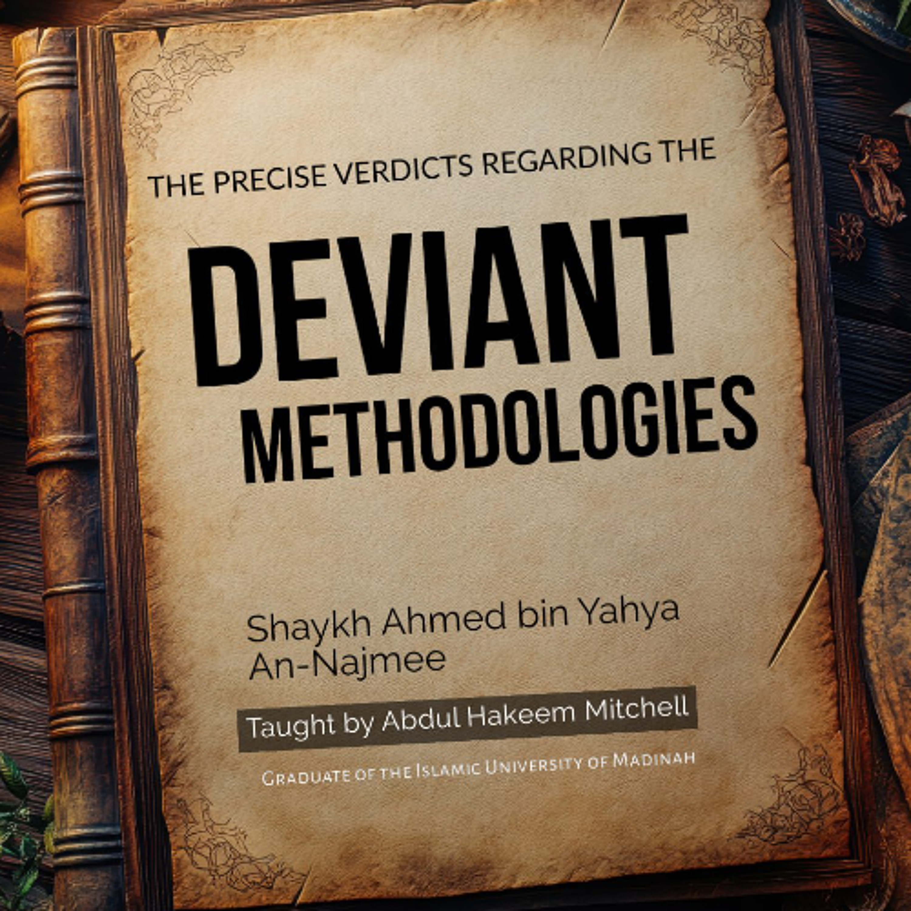 05 - Precise Verdicts Regarding Deviant Methodologies | Ustadh Abdul Hakeem Mitchell