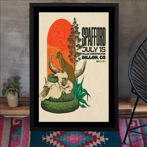 Spafford Dillon Amphitheater CO July 15 2024 Poster