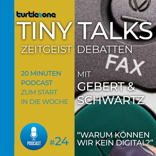 Turtlezone Tiny Talks - Warum können wir kein Digital?