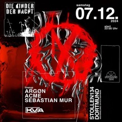 Sebastian Mur b2b Schranz Kafka  // Closing - Kinder Der Nacht Dezember 2024 @ Stollen134