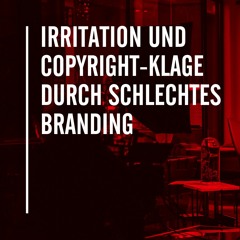 Irritation und Copyright-Klage - Wie ernst nehmen Sie sich als Unternehmer?
